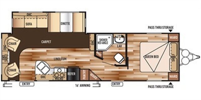 2016 Forest River Wildwood 27RLSS  