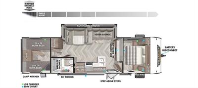 2021 Forest River Wildwood 282QBXL   - Photo 2 - Liberty, TX 77575