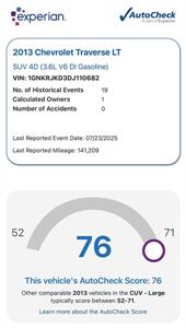 2013 Chevrolet Traverse LT   - Photo 18 - Elkhart, IN 46514