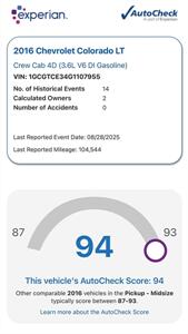 2016 Chevrolet Colorado LT - Photo 25 - Elkhart, IN 46514