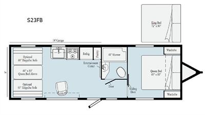 2021 Winnebago SPYDER 23FB  23FB - Photo 18 - Sierra Vista, AZ 85650