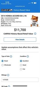 2014 Honda Accord EX-L V6   - Photo 17 - Forsyth, GA 31029
