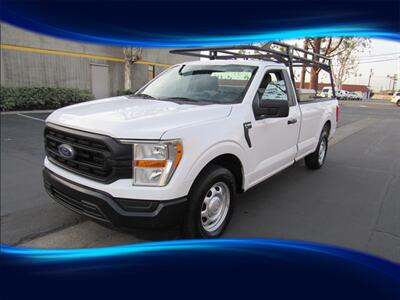 2021 Ford F-150 XL reg cab L.B. with lumber rack  