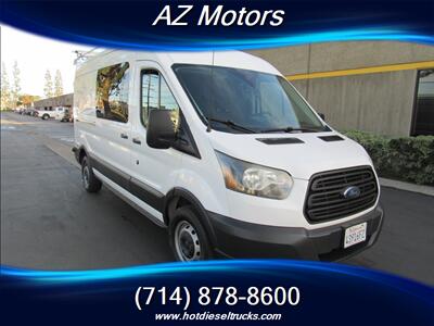 2017 Ford Transit cargo van T350 MED ROOF 148 WB   - Photo 3 - Orange, CA 92867