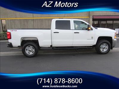 2018 Chevrolet Silverado 2500HD DURAMAX W/T crew cab 4x4 diesel - Photo 4 - Orange, CA 92867