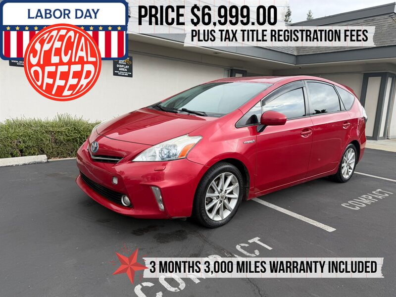 2012 Toyota Prius v Two! Hybrid! Clean Title!  Financing Available! - Photo 1 - Concord, CA 94520