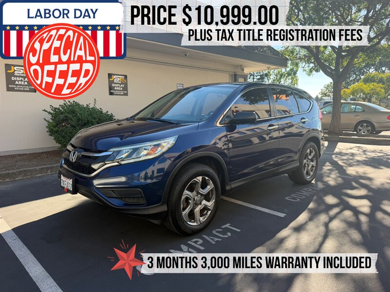 2015 Honda CR-V LX! Clean Title! Low Miles!  Gas Saver! Financing Available! - Photo 1 - Concord, CA 94520