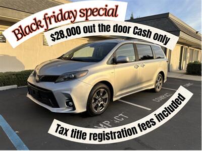 2020 Toyota Sienna SE 7-Passenger  28K OTD FINANCE AVAILABLE! BLACK FRIDAY SPECIAL - Photo 1 - Concord, CA 94520