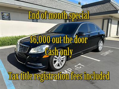 2014 Mercedes-Benz C 300 Sport 4MATIC 6K OUT THE DOOFINANCE AVALIABLE   - Photo 1 - Concord, CA 94520