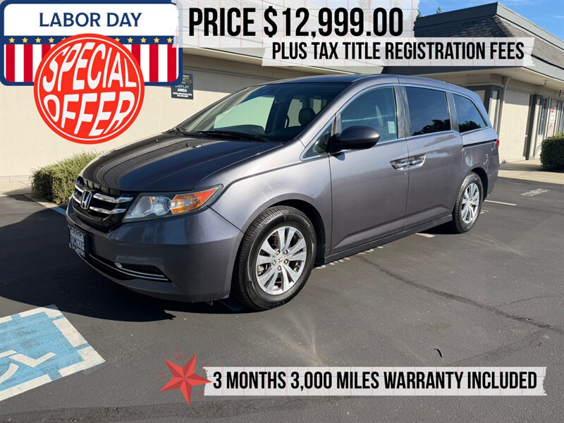 2015 Honda Odyssey EX-L! Automatic! Clean Title! Low Miles!  Fully Loaded! Financing Available!