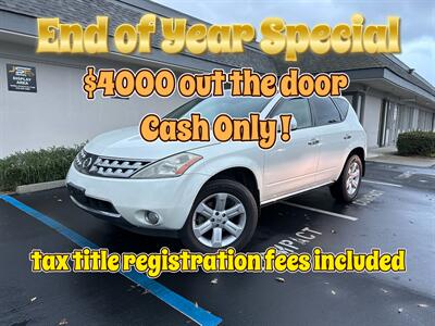 2007 Nissan Murano S AWD 4K OUT THE DOOR  