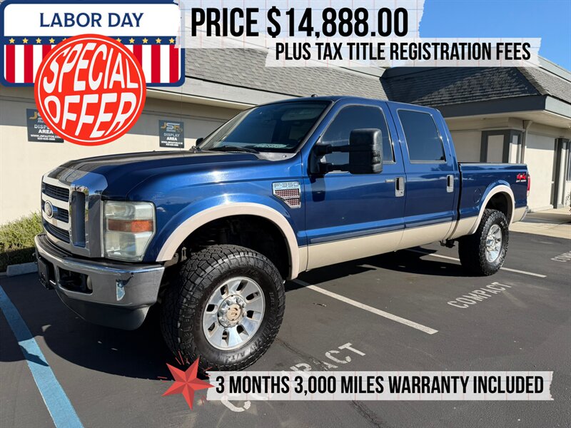 2008 Ford F-350 Super Duty! Lariat! Diesel! Lariat! 4X4!  Clean Title! Financing Available! - Photo 1 - Concord, CA 94520