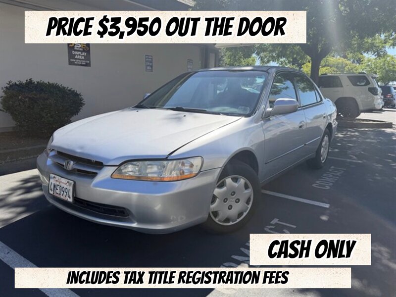 2000 Honda Accord LX  Clean Title LOW MILES 3950 OUT THE DOOR - Photo 1 - Concord, CA 94520