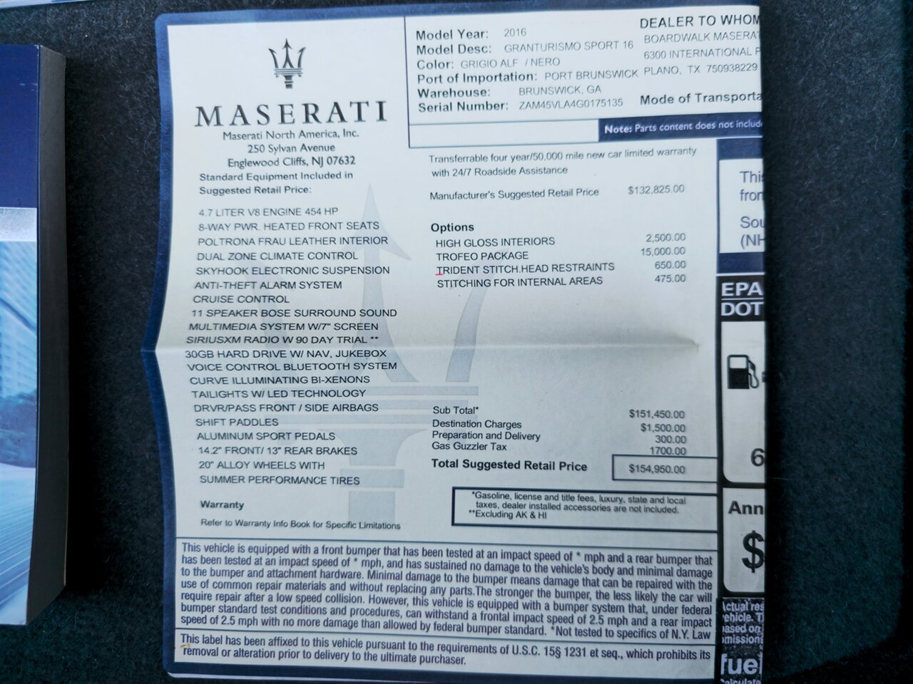 2016 Maserati GranTurismo Sport   - Photo 27 - Mesa, AZ 85215