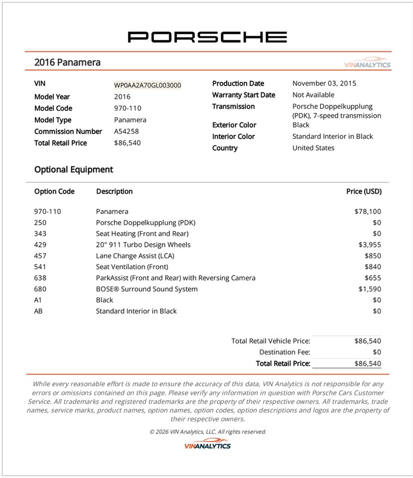 2016 Porsche Panamera 4 - Photo 38 - Mesa, AZ 85215