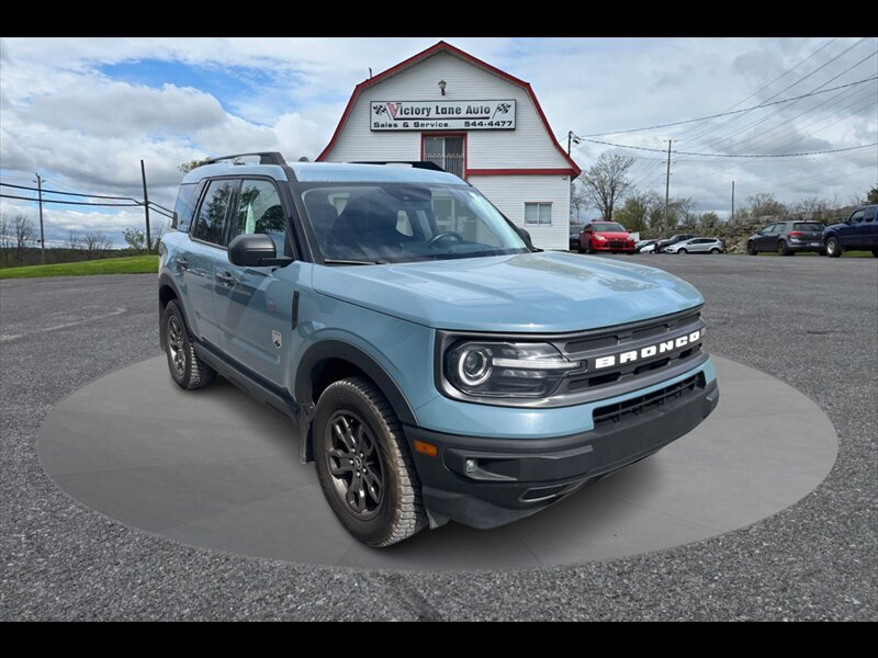 Blue 2021 Ford Bronco Sport SUV / Crossover All-Wheel Drive Automatic