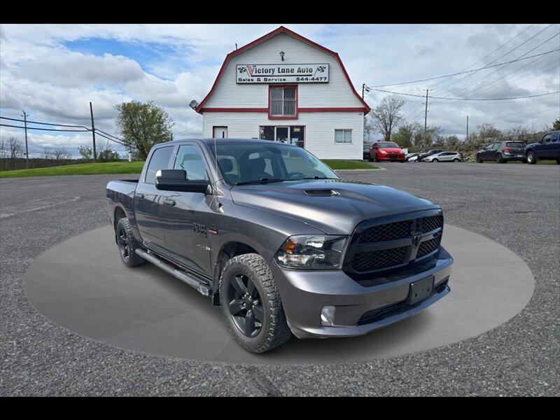 Black 2022 RAM 1500 Classic Express Crew Cab 4WD Pickup Truck Four-Wheel Drive Automatic