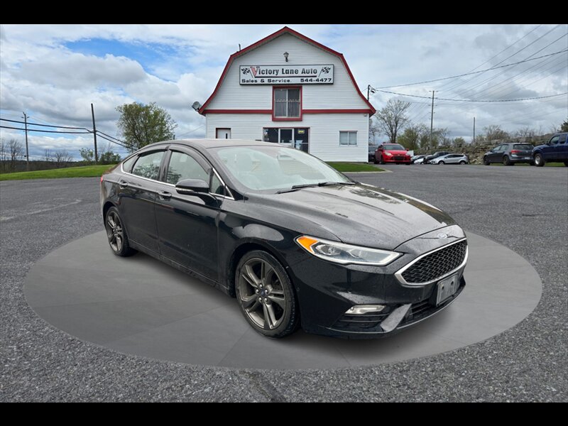 Black 2017 Ford Fusion Sedan All-Wheel Drive Automatic