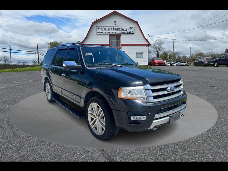 Black 2016 Ford Expedition Platinum 4WD SUV / Crossover Four-Wheel Drive Automatic