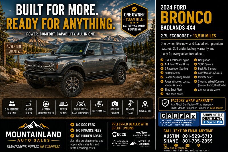 2024 Ford Bronco Badlands  