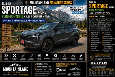2026 Kia Sportage Plug-In Hybrid X-Line SUV