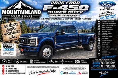 2026 Ford F-450 Super Duty Platinum Truck