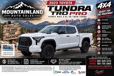 2023 Toyota Tundra TRD Pro HV Truck