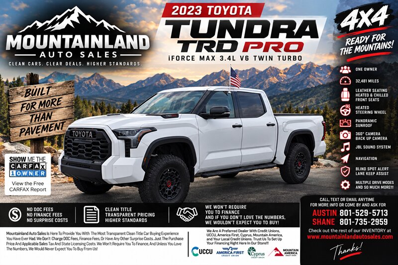 2023 Toyota Tundra TRD Pro HV   - Photo 1 - Heber City, UT 84032