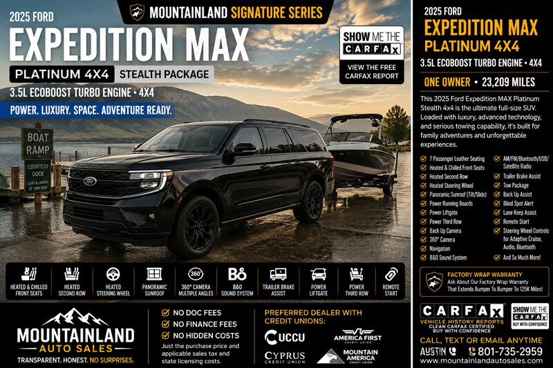 2025 Ford Expedition MAX Platinum  