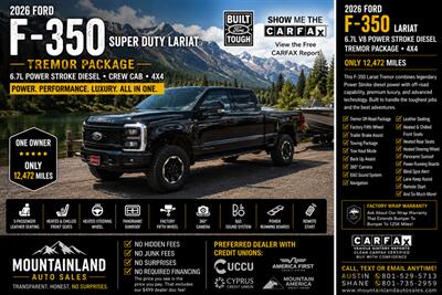 2026 Ford F-350 Super Duty Lariat Tremor Truck