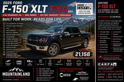 2025 Ford F-150 XLT Truck