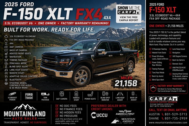 2025 Ford F-150 XLT   - Photo 1 - Heber City, UT 84032