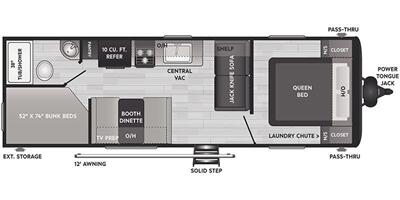 2023 Keystone Hideout M-25BHN   - Photo 5 - Heber City, UT 84032