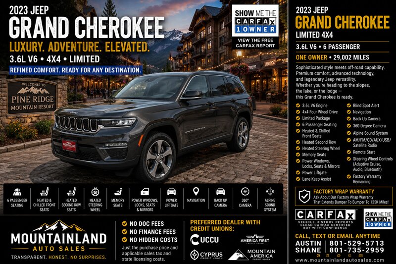 2023 Jeep Grand Cherokee Limited   - Photo 1 - Heber City, UT 84032