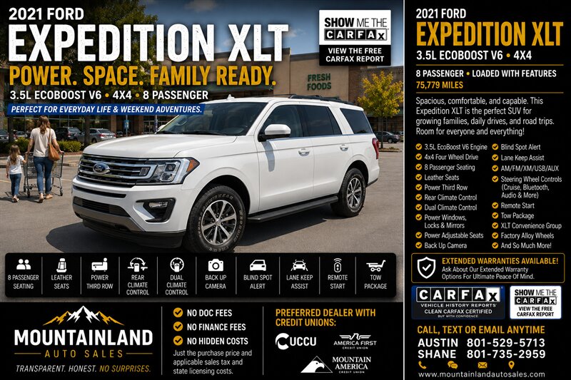 2021 Ford Expedition XLT   - Photo 1 - Heber City, UT 84032