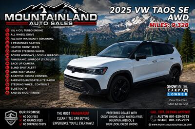 2025 Volkswagen Taos SE Black 4Motion SUV