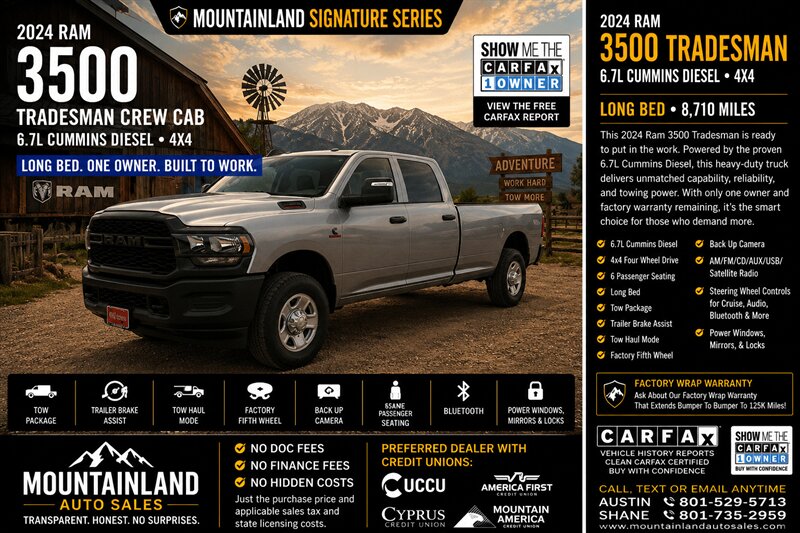 2024 RAM 3500 Tradesman  