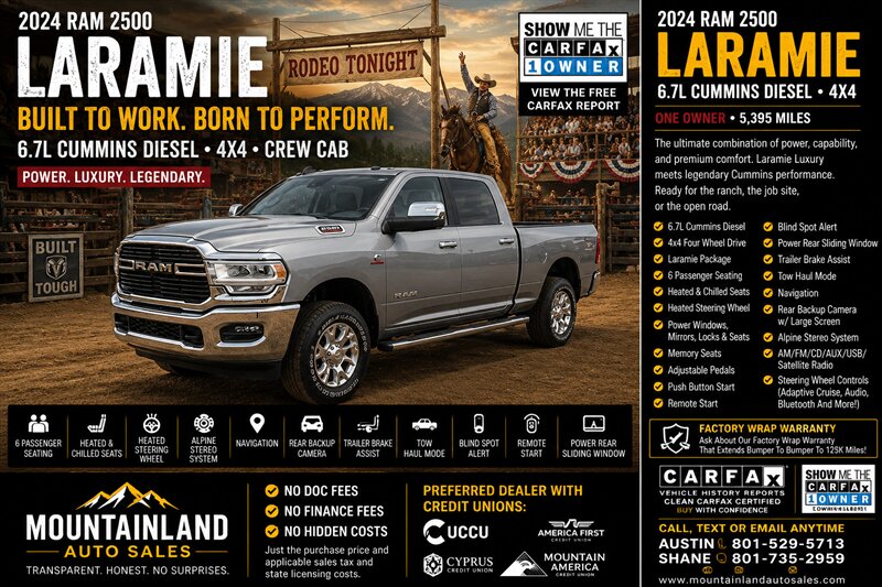 2024 RAM 2500 Laramie   - Photo 1 - Heber City, UT 84032