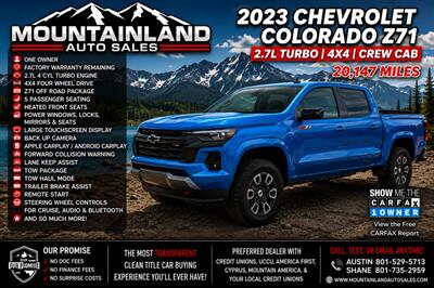2023 Chevrolet Colorado Z71 Truck