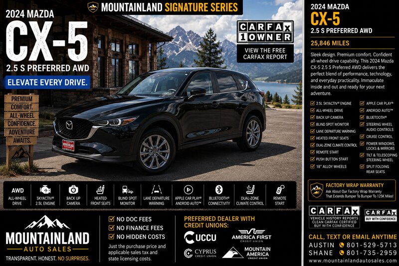 2022 Mazda CX-5 2.5 S Select   - Photo 1 - Heber City, UT 84032