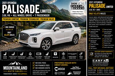 2021 Hyundai PALISADE Limited SUV