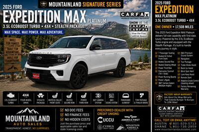 2025 Ford Expedition MAX Platinum SUV