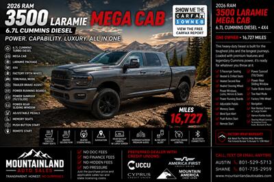2026 RAM 3500 Laramie Truck