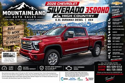 2026 Chevrolet Silverado 3500HD High Country Truck