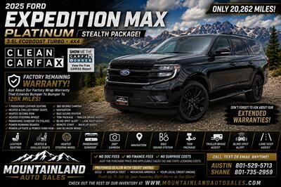 2025 Ford Expedition MAX Platinum SUV