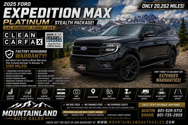 2025 Ford Expedition MAX Platinum   - Photo 1 - Heber City, UT 84032
