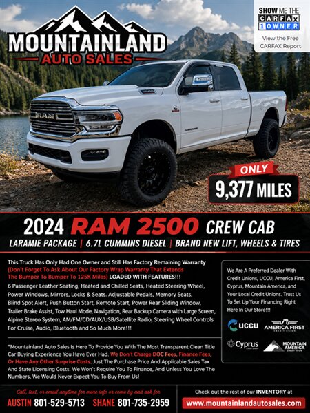 2024 RAM 2500 Laramie   - Photo 1 - Heber City, UT 84032