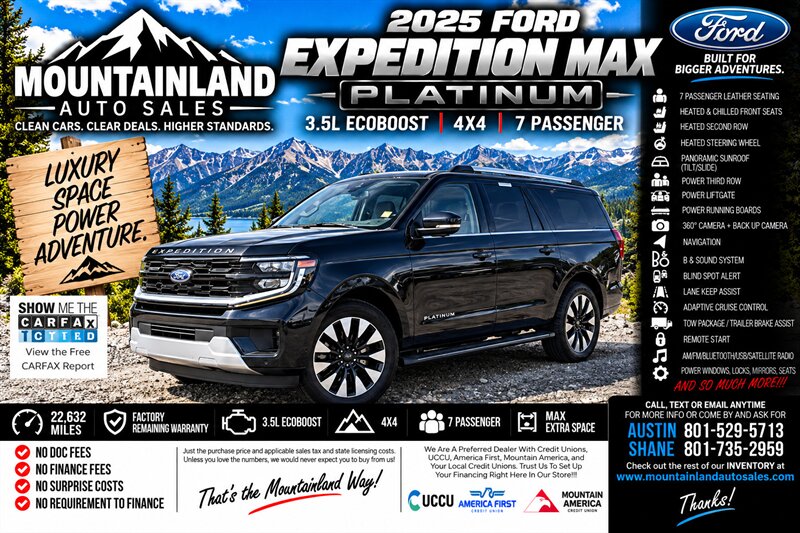 2025 Ford Expedition MAX Platinum 4WD