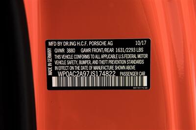 2018 Porsche 911 GT3   - Photo 52 - Houston, TX 77092