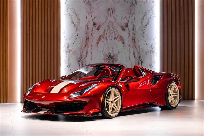 Rosso Fiorano 2020 Ferrari 488 Convertible Rear-Wheel Drive 7-Speed Automatic